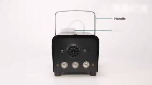 700W Portable RGB LED Stage Smoke Machine 13 Color Wireless Remote Control Fog Machine Wide Coverage Variable Smoke Effect Fogger LED Stage Light Ejector for DJ Disco Wedding Party Club Stage Decoration