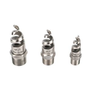 1/4" 3/8" 1/2" 3/4" 1" Male Thread Full Cone Spiral Jet Nozzle Stainless Steel Joint