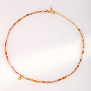 Dorcaloo Pure Silver Natural Red Agate Beaded Necklace Womens Clavicle Chain Luxury Vintage Ethnic Small Audience