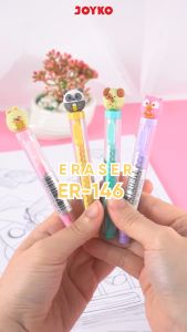 Penghapus Eraser Joyko ER-146 Animal Kingdom: Penghapus Berkualitas Tinggi & Desain Lucu