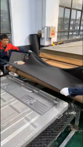 Thảm lót sàn 1 lớp sd3 cho xe Hyundai Venue - Nhãn hiệu Macsim