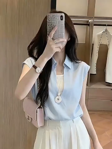 🔥[C498] SET Áo SƠ MI TAY HẾN kèm ÁO TRONG và PHỤ KIỆN sang trọng - Kholenqc
