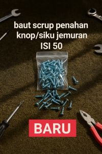 Baut sekrup penahan knob jemuran/siku jemuran