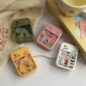 2in1 Kotak Softlens Season Premium Case Acrylic Kotak Softlens Transparan isi 2 in 1 / Tempat Soflens 2in1 Case Musim Softlen / Travel Kit Mini Karakter