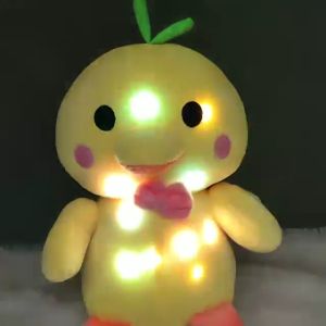 Boneka Bebek Kuning Lucu LED Boneka Bebek Korea Gemoy lalafanfan Mainan anak Terbaru
