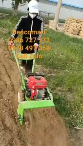 Máy xạc cỏ ngô vun luống 4 thì tại Lâm Đồng