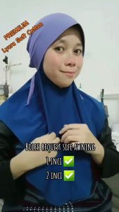 FREE SHIPPING❗️INNER HARD AWNING DAGU. AWNING (1 INCI @ 2 INCI) PREMIUM HIJAB SOFT SEJUK HIJAB BERTALI DIBELAKANG
