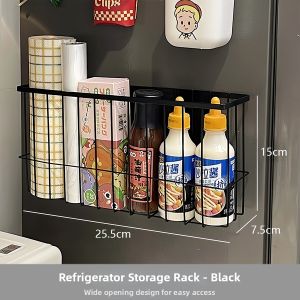 Magnetic Refrigerator Side Storage Rack