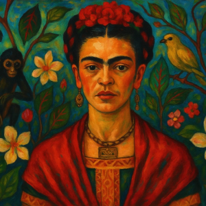 Tranh Nghệ thuật "Người Phụ Nữ Và Chiếc Vòng Cổ" VIETSMART ART - Acrylic 60 x 90cm