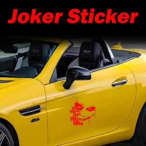 Funny Viral HAHAHA Joker Limited Edition Sticker for Helmet/Bike/Car Waterproof Sticker Motorcycle Decal Scooter Accessories for Honda Yamaha Suzuki
