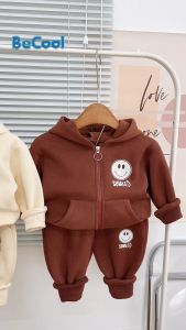 Bộ Áo Khoác Quần Nỉ SUMLE Cho Bé BECOOL Bộ Nỉ Bông Thu Đông Cao Cấp Cho Bé Trai Bé Gái Từ 8-21kg