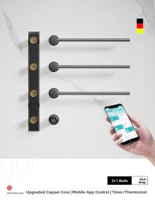DXD | towel shelf Smart Heating & Drying Towel Rack with Dehumidification