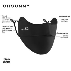 OHSUNNY | Khẩu Trang Đạp Xe Nữ Chống Nắng UV Giữ Ấm Chống Gió Mùa Thu Đông