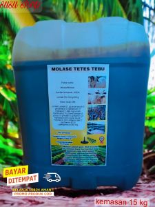 Molase tetes tebu asli dan kental kemasan 15 kg