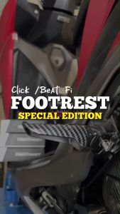 LEGITMOTO GENUINE SPECIAL EDITION HONDA CLICK V2 CLICK V3 BEAT FI V2 BEAT FI V3 PILLION STEP ARM FOOTREST ALLOY 2PCS