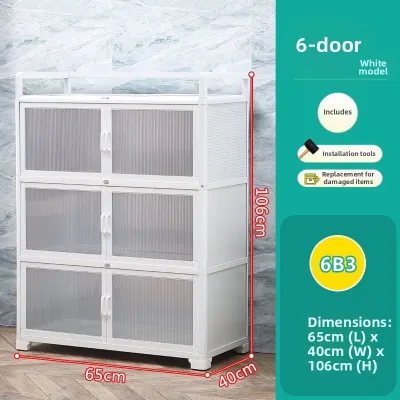 AYIJIE | Ventilated Multi-Door Aluminum Storage Cabinet