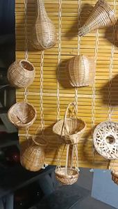 Trang trí Tết đồng quê 12 món bằng tre Mây tre trang trí 9 món Mỹ nghệ đúc bằng sản xuất làm decore mang đậm phong cách viêt nam