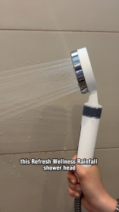 RW High Pressure Shower Head with filters (white)