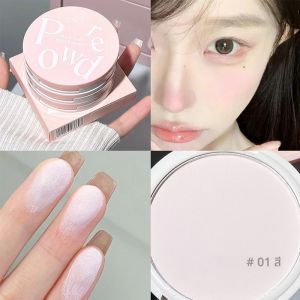 CACE Face Pressed Powder Soft Mist Setting Powder Three-color Pseudo-free Makeup Long Lasting Oil Control รองพื้นกันน้ำ