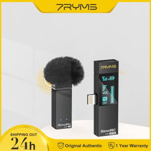 7RYMS Rimomic Lite รุ่น 7 วิทยาศาสตร์หลักสูรซ้ำ สำหรับหุ้น iPhone Android และมอบกวิเลน สำหรับ มิ่งค์ กระเป๋าบันแฟชั่น USB-C / ฟ้า พิเศษให้ดูสดใส และเพลงเลี้ยงสำหรับบรรยาการสัมภาษณ์บันทึกวิดีโอสำหรับ iPhone 15 และ Huawei Mate60 และ Xiaomi Samsung