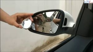 (141) Gương Cầu Lồi Gắn Gương Chiếu Hậu Ô Tô Xoay 360 Xóa Điểm Mù Hỗ Trợ Lùi Vỉ 1 Gương