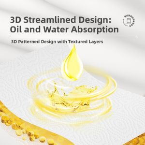 Mahan Hanging Kitchen Tissues Large Pack Cleaning Tissues Family Size Draw Tissues Kitchen Special Use Paper 233x190mm Size