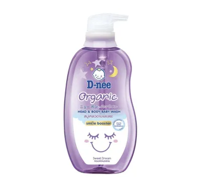 Dnee 1ขวด ขนาด 380มล. ดีนี่ สบู่เหลวอาบและสระ อ่อนโยนจากธรรมชาติ สำหรับทารก