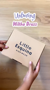Little Esquina Mikha Dress anak perempuan lengan kutung kode LE2027
