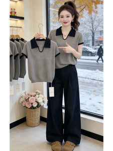 Shalldoer | Summer New Colorblock Thin Loose Slimming T-Shirt