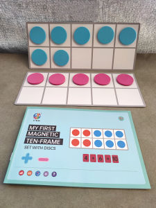 Early Education Magnetic Ten Grid Array Teaching Aids Mathematical Enlightenment Toddler Number Sense Training Addition And Subtraction Toys