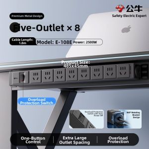 Bull | Invisible Multi-Port Socket Strip