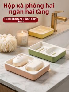 Jujiajia | Giá Đựng Xà Phòng Thoát Nước Hai Lớp