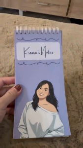 Customized Notepad- Personalized Minimalist Cover