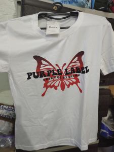 Red butterfly stretch shirt / brandnew