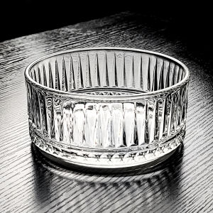 ชามผลไม้แก้วหรูหราสำหรับรับประทานอาหารในครัวเรือน ชามขนมหวาน เครื่องดื่ม ของหวาน ชามเล็กสำหรับทานเล่น ชามเกลือ ชามน้ำแข็ง