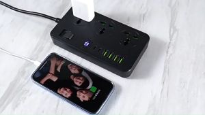 BLACK WHITE 3 WAY 4USB TYPE C Malaysia High power Smart socket UK 3 PIN PLUG 2 Meter CABLE Universal Worldwide 250V Multiplug Socket with Cable with USB Household Switch Extension Power Socket Cord Power Strips FAST Charging Safety Wall Power Board 排插接线板