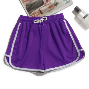 2026 Women Tennis Girl Shorts Summer Casual Sport Running Shorts Contrast Trim Elastic Waist Cute Hot Pants