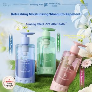 ORGINESE | Peppermint Itch Relief Cool Long-lasting Fragrance 72hr Moisturizing Bath Shower Gel