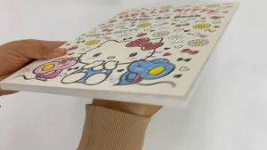 Hello Kitty Colouring Book for Kids with Thick Paper Wall Art Poster