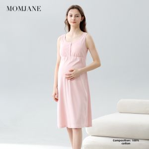 Mom Jane | Pregnant Nursing Dress Nightgown Padded Maternity Dress