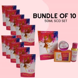 Bundle of 10 SCD Peeling Skin Lotion Set 50ml/100ml