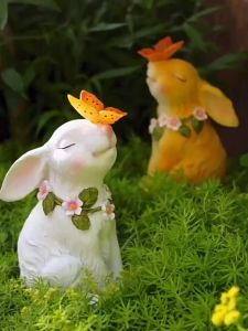 JUYU | Solar Outdoor Rabbit Garden Light Waterproof Night Light