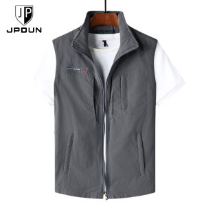 เสื้อกั๊กแบบมีฮู้ดสำหรับตกปลา แห้งเร็ว สำหรับผู้ชาย ฤดูใบไม้ร่วง/ฤดูหนาว กระเป๋าหลายช่อง สำหรับผู้ชาย วัยกลางคน วัยชรา สำหรับผู้หญิง ถ่ายภาพ เสื้อกั๊ก