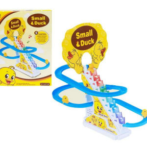 Mainan anak Track Penguin stairs Balap Naik Tangga Rel Seluncur Duck Hello Kitty Track