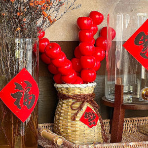 New Year Decoration Candy Cane Display Piece Photo Prop Festive Atmosphere Setup for Reunion Dinner Spring Festival Celebration