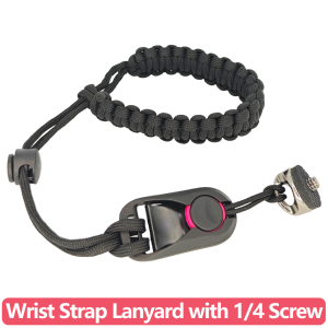 Braided Nylon Wrist Strap Safety Rope Anti-lost lanyard with 1/4 Screw for GoPro Hero 13 12 11 10 9 insta360 X5 X4 X3 DJI OSMO