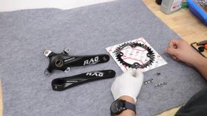 Mountain Bike Crank 170mm With Bottom Bracket 104BCD 34T 36T 38T Bicycle Chainring Aluminum Alloy MTB Crankset