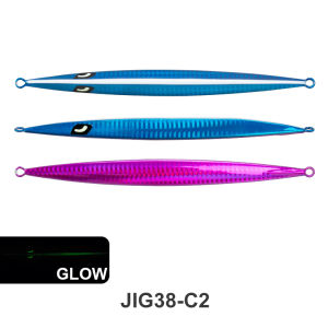 TEASER J38 Sea Fishing: Iron Plate Rogue Rod 150g-400g Boat Fishing: Grouper Golden Spear Fast Sinking Slow Shaking Bait