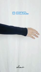 Mangset Tangan Bolak Balik Panjang Bahan Spandek oleh Alima
