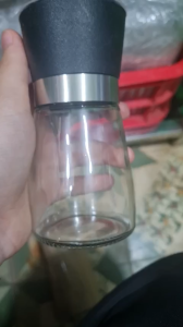 Lọ xay hạt tiêu cầm tay siêu nhanh Cối Xay Tiêu Kiêm Đựng Tiêu Đa Năng Bằng Thủy Tinh